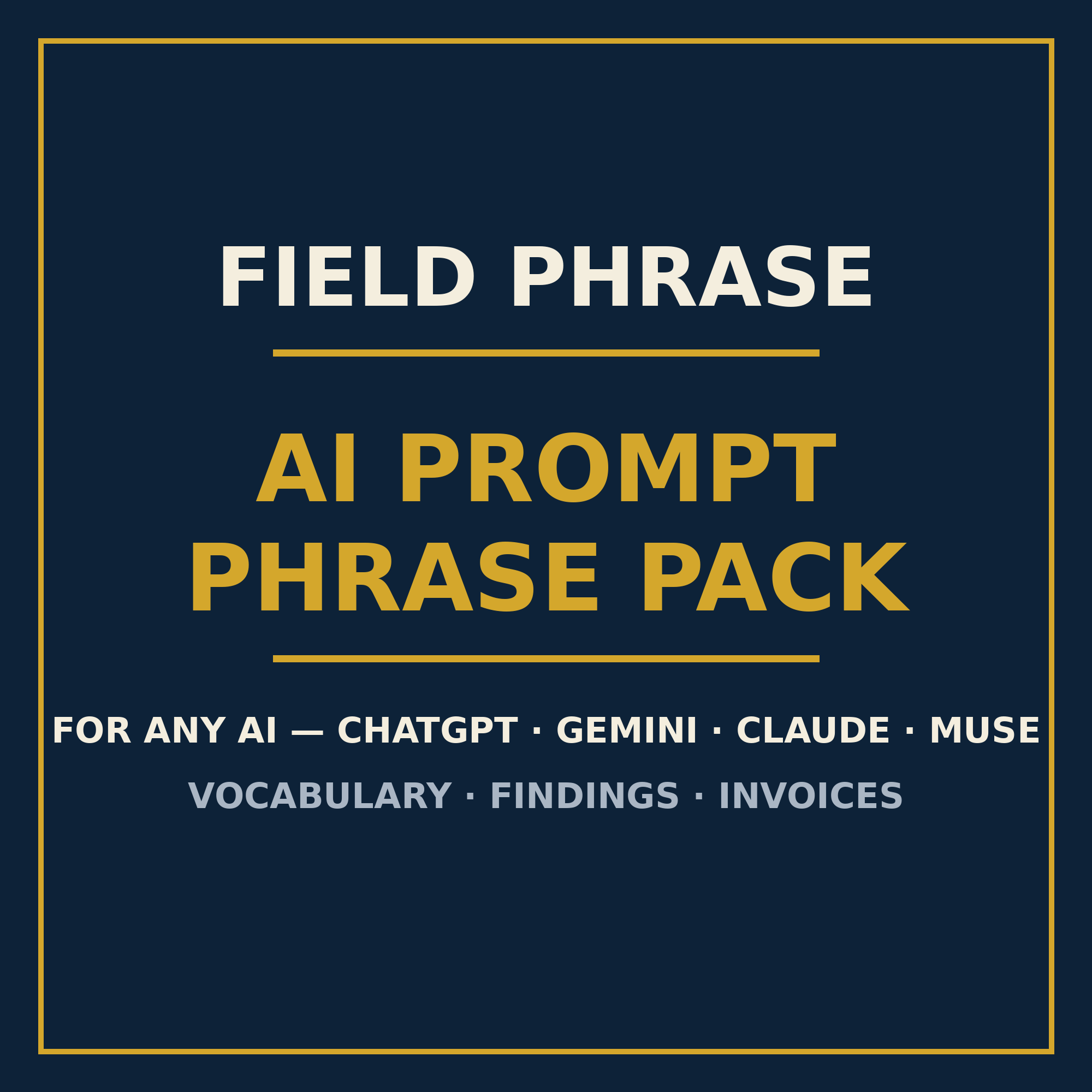 FieldPhrase AI Prompt Phrase Pack cover